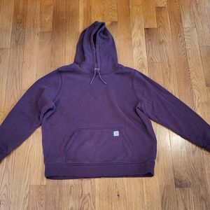 Carhartt Woman's Purple Relaxed Fit Hoodie Size XXL